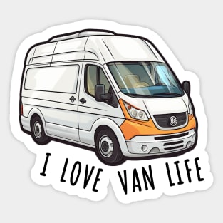Van Life - I Love It Sticker